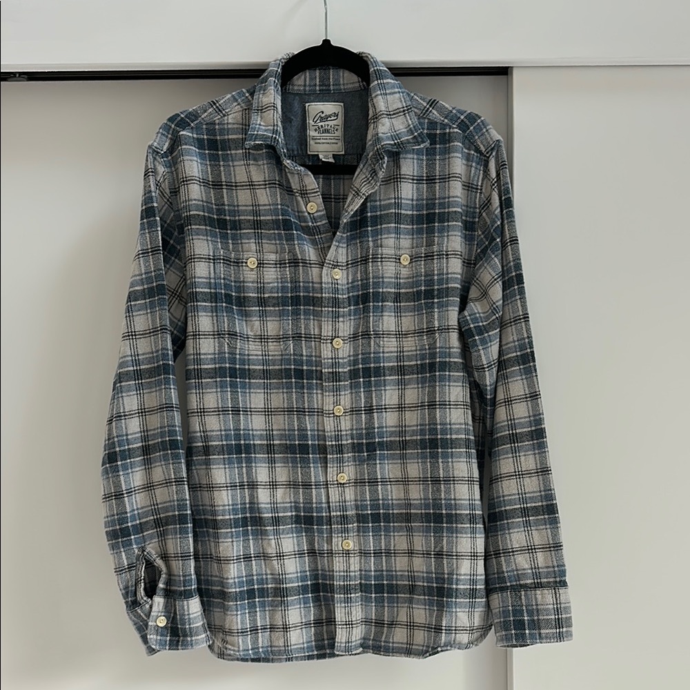 Grayers Blue and White Casual Button Down Shirt
